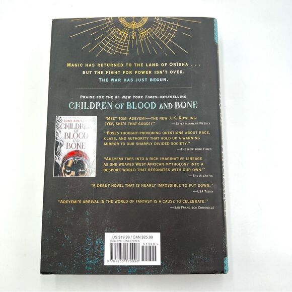 Children of Virtue and Vengeance: Legacy of Orisha 2 Hardcover Book Tomi Adeyemi - Picture 3 of 3